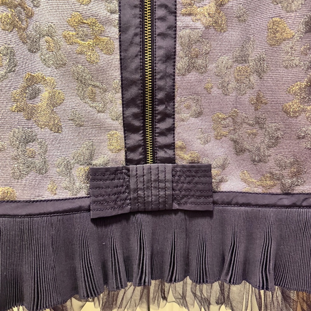 LUELLA | Purple Ruffle Mini Skirt Size UK 12 US 8 - Picture 5 of 6
